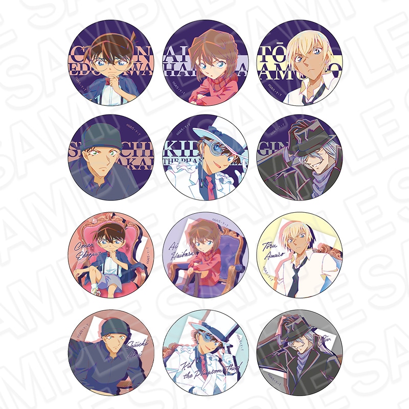 【アフター京まふ2026同時通販】名探偵コナン　カンバッジ(ランダム) PALE TONE series vol.8 BOX【2027年1月中旬～2月上旬以降順次発送】