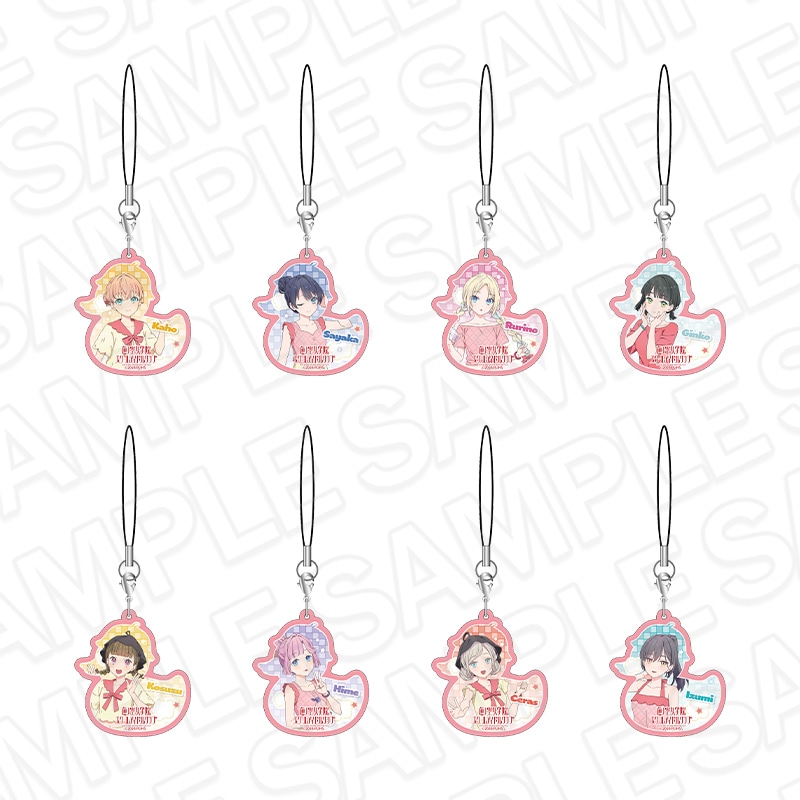 【事後通販】ラブライブ！蓮ノ空女学院スクールアイドルクラブ　アクリルチャームストラップ サウナ ver. セット【2026年12月上旬～下旬以降順次発送】