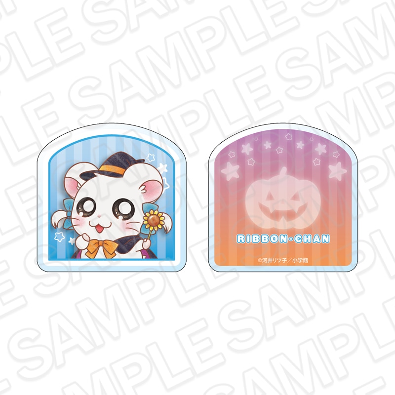 【とっとこハムタウンショップONLINE】とっとこハム太郎　メモスタンドクリップ リボンちゃん ハロウィン ver.《ご注文から2ヶ月前後でお届け予定》