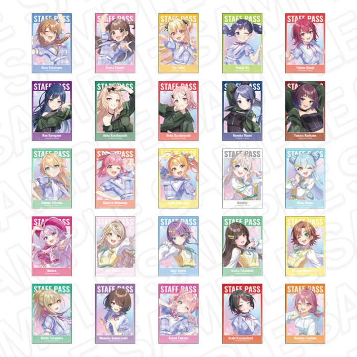 【事後通販】シャインポスト BRiGHT STARS FESTIVAL 2026　スタッフパス風ステッカー【2026年12月中旬～2027年1月中旬以降お届け予定】