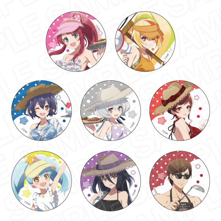 【予約受付10/15まで】劇場版『ゾンビランドサガ ゆめぎんがパラダイス』　ホログラムカンバッジ(ランダム) 常夏海の家 ver.【2026年12月中旬頃発売】