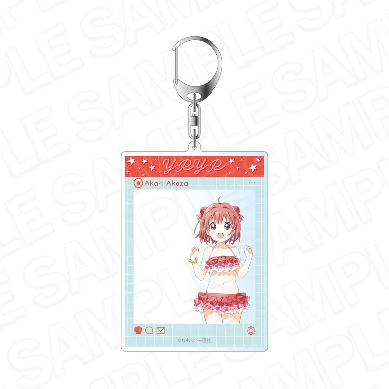 予約受付10/22まで】ゆるゆり アクリルネームバッジ 船見結衣 水着 ver