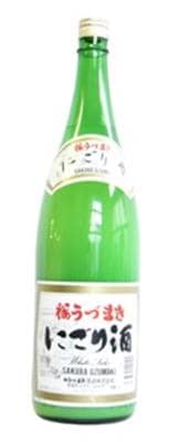 桜うづまき にごり酒 １８００ｍｌ （送料別）(n)