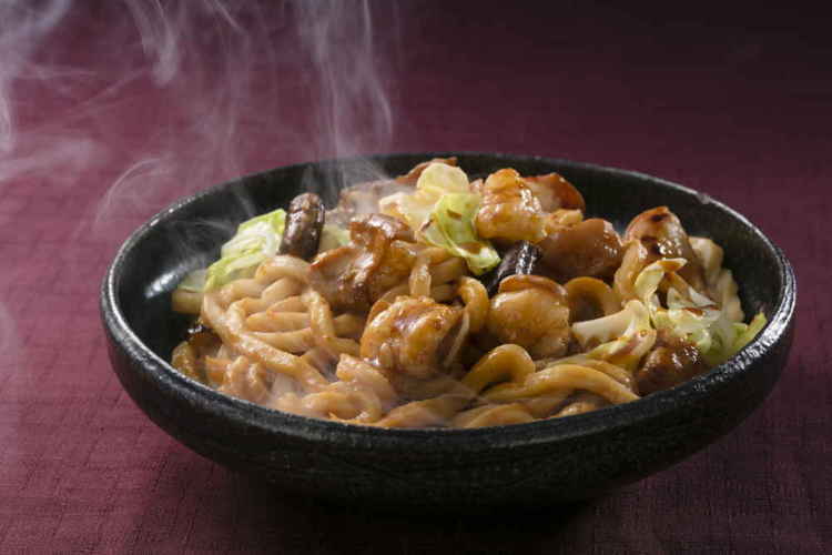 【産地取り寄せ商品】4袋 津山ホルモンうどんセット 石井食品(送料別)(n)