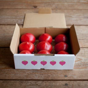 【予約販売】【産地取り寄せ商品】※3月20日より順次発送　純情ハート 約1kg (たかしま農園) | 長崎県 高島町産 高島トマト トマト フルーツトマト リコピン（送料別）(n)