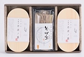 【産地取り寄せ商品】半なま 京蕎麦 味くらべセットB (やくの農業振興団)｜ 蕎麦 そば 京蕎麦 （送料別）(n)