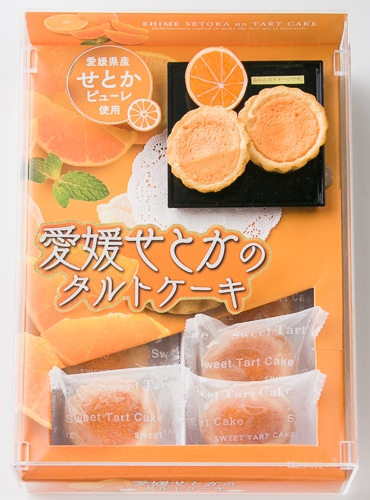 【限定クーポン対象商品】愛媛せとかのタルトケーキ(大)14個 松山お土産（送料別）(n)