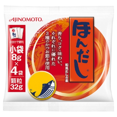 味の素 ほんだし 小袋4袋入 K‐4 32g まとめ買い（×12）（送料別）(n)