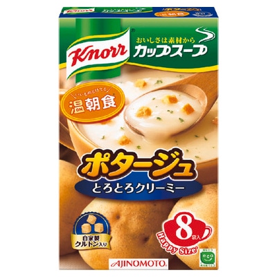 味の素 クノールカップスープ ポタージュ8袋 136g まとめ買い（×6）（送料別）(n)