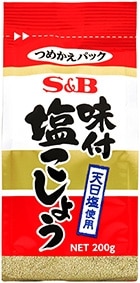 S&B 味付塩こしょう 袋入り 200g まとめ買い（×10）（送料別）(n)