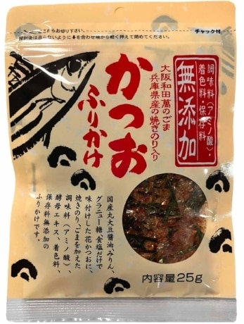 【限定クーポン対象商品】◆カネイ 化学調味料無添加鰹ふりかけ 25g まとめ買い（×15）（送料別）(n)