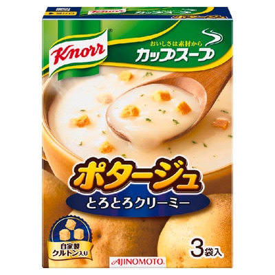 味の素 クノールカップスープ ポタージュ3袋 51g まとめ買い（×10）（送料別）(n)