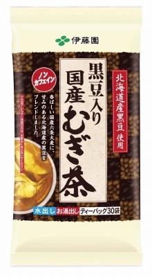 伊藤園 黒豆入り国産むぎ茶 8g×30P まとめ買い(×5)(送料別)(n)