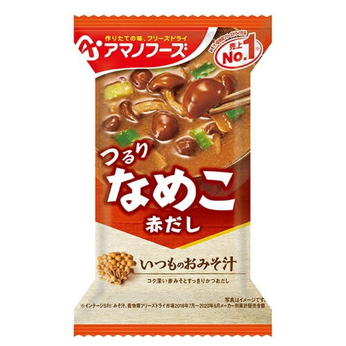 天野 いつものおみそ汁 赤だしなめこ 8g まとめ買い(×10)（送料別）(n)