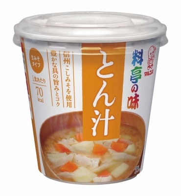 【限定クーポン対象商品】マルコメ カップ料亭の味 とん汁 61g まとめ買い（×6）（送料別）(n)