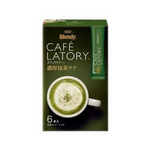 AGF カフェラトリー 濃厚抹茶ラテ 12g×6p まとめ買い（×6）（送料別）(n)