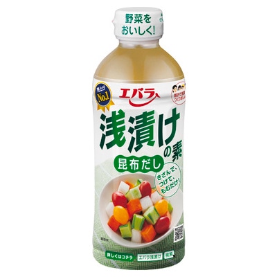 ◆エバラ 浅漬けの素昆布だし 500ml まとめ買い(×12)|4901108004609（送料別）(n)
