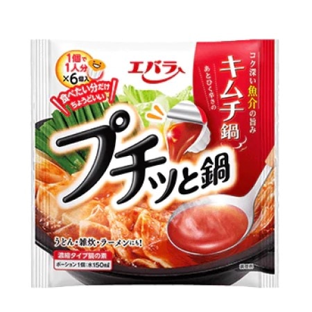 エバラ プチッと鍋 キムチ鍋 23g×6 まとめ買い（×12）（送料別）(n)