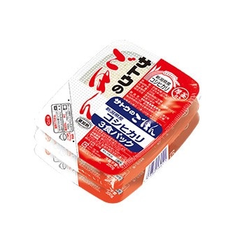 ◆サトウ ごはん新潟産コシヒカリ 3食 200g×3食入 まとめ買い(×6)(送料別)(n)