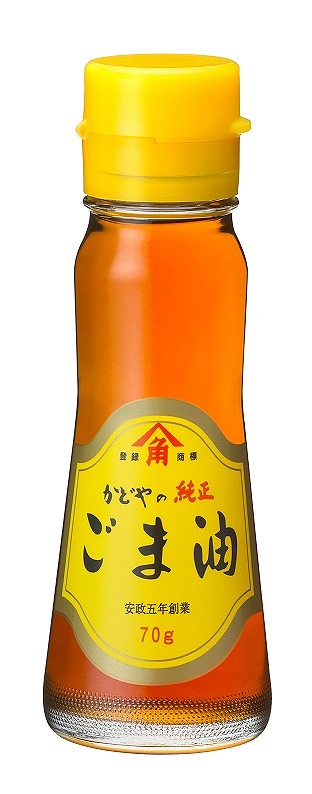 ◆かどや 純正ごま油 70g まとめ買い（×10）（送料別）(n)