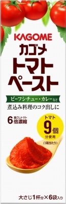 ◆カゴメ トマトペーストミニパック 18g×6 まとめ買い（×5）（送料別）(n)