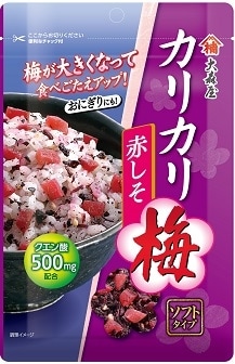 大森屋 カリカリ梅赤しそ 40g まとめ買い(×10)(送料別)(n)