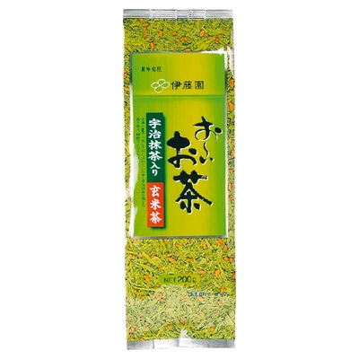 伊藤園 宇治抹茶入り玄米茶 200g まとめ買い(×5)(送料別)(n)