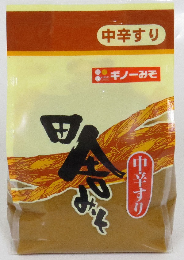 ギノーみそ 田舎みそ 中辛すり 600g まとめ買い(×4)(送料別)(n)