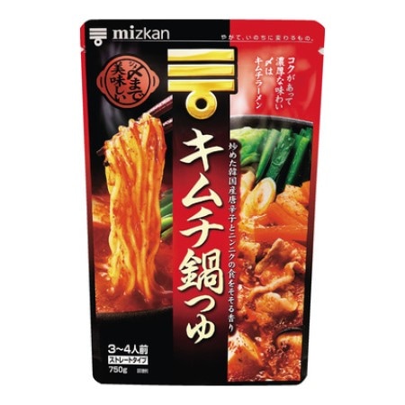 ミツカン 〆まで美味しい キムチ鍋つゆ 750g まとめ買い（×12）（送料別）(n)