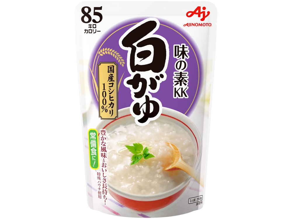 【限定クーポン対象商品】味の素 白がゆ 250g まとめ買い（×9）（送料別）(n)