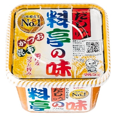 マルコメ 料亭の味だし入り 750g まとめ買い(×8)(送料別)(n)