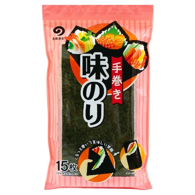 丸徳 手巻のり味 2切15枚 まとめ買い(×20)(送料別)(n)