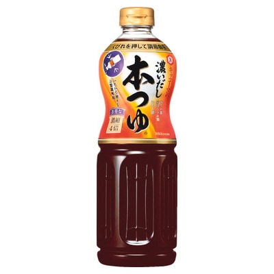 キッコーマン 濃いだし本つゆ 1000ml まとめ買い(×12)(送料別)(n)