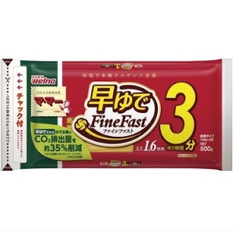 マ・マー チャック付早ゆでスパ 1.6mm 500g まとめ買い(×10)(送料別)(n)