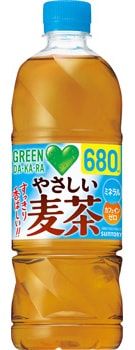 【限定クーポン対象商品】◆【送料込み※一部地域除く】サントリー GREEN DA・KA・RAやさしい麦茶 680ml まとめ買い(×24)