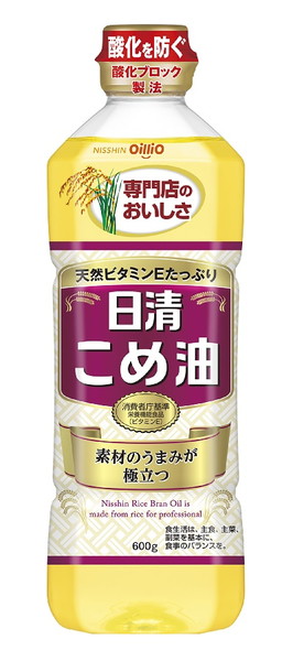 日清オイリオ こめ油 600g まとめ買い（×10）（送料別）(n)