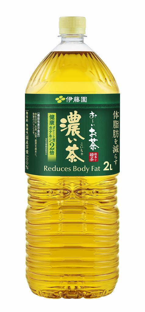 【送料込み※一部地域除く】【2ケース販売】伊藤園 おーいお茶濃い茶 2L まとめ買い(×12)(n)