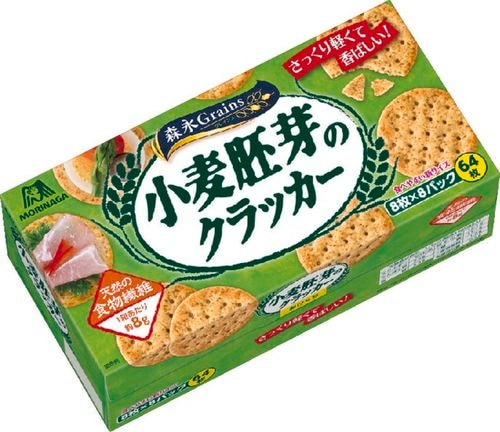 森永 小麦胚芽のクラッカー 64枚 まとめ買い（×4）（送料別）(n)