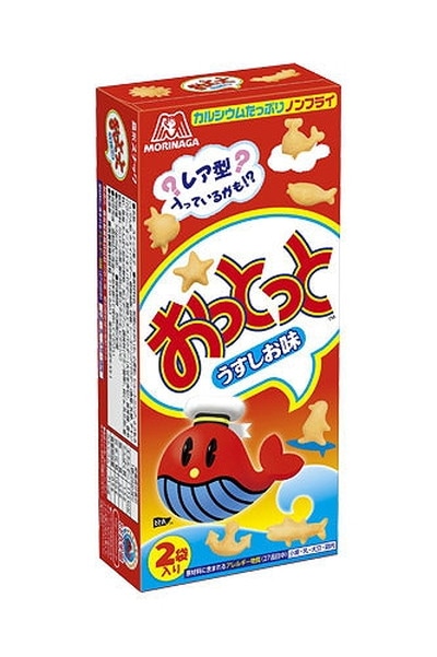 森永 おっとっとうすしお味 52g まとめ買い（×10）（送料別）(n)