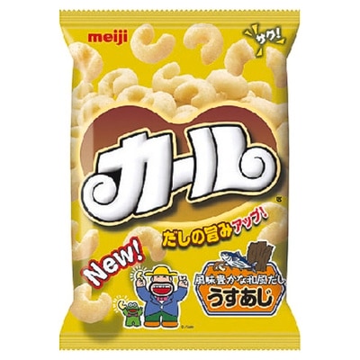 【2ケース】明治 カールうすあじ 68g まとめ買い(×20)4902777010304(送料別)(n)