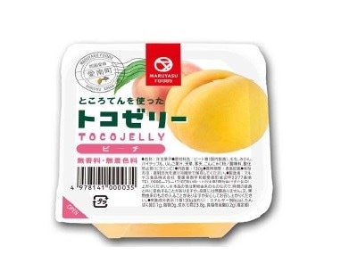 【産地取り寄せ商品】【マルヤス】トコゼリー ピーチ 24個入り （送料別）(n)