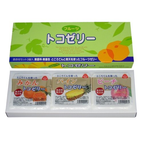 【産地取り寄せ商品】【マルヤス】トコゼリー 3個入りスリーブ  （送料別）