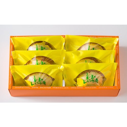 【産地取り寄せ商品】青い島のレモンケーキ ６個（送料別）(n)