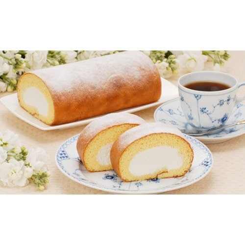 【産地取り寄せ商品】ハタダ 極上 ふわふわ 生ロール 1本 (約17cm) | 菓子 お菓子 洋菓子 ロール ロールケーキ 生クリーム（送料別）(n)