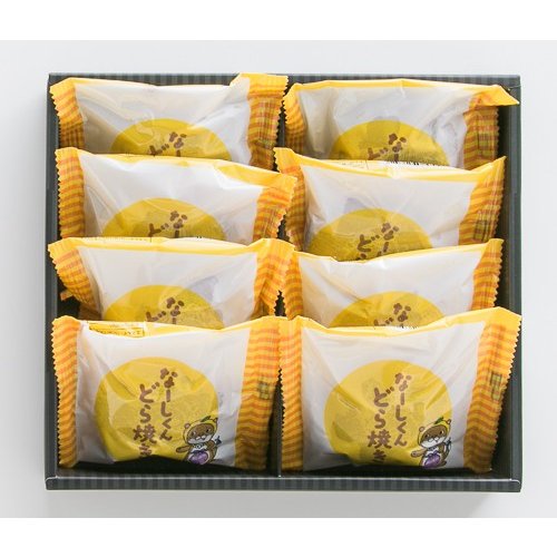 【産地取り寄せ商品】パティスリー・ ジュテーム 愛南ゴールド入り なーしくんどら焼き(8個) どら焼き 河内晩柑（送料別）(n)