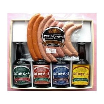 【産地取り寄せ商品】山口地ビールとソーセージのセット（送料別）(n)