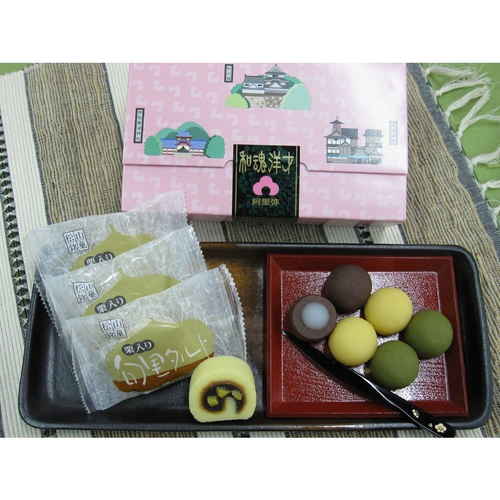 【産地取り寄せ商品】松山銘菓撰　3箱セット　阿里弥（ＬＣＧ）（送料別）(n)