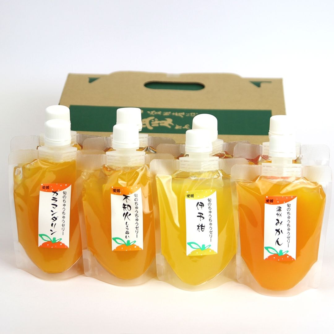 ◆【産地取り寄せ商品】ちゅうちゅうゼリー 8個入り（送料別）