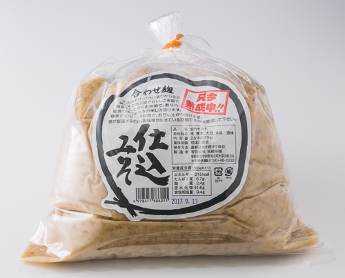 地蔵味噌 仕込みそ袋入り2.5kg(送料別)(n)