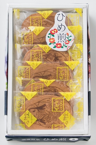 名所堂 道後姫だるま煎餅(小)12枚 道後温泉 姫だるま あいちゃん ひめちゃん 松山土産（送料別）(n)